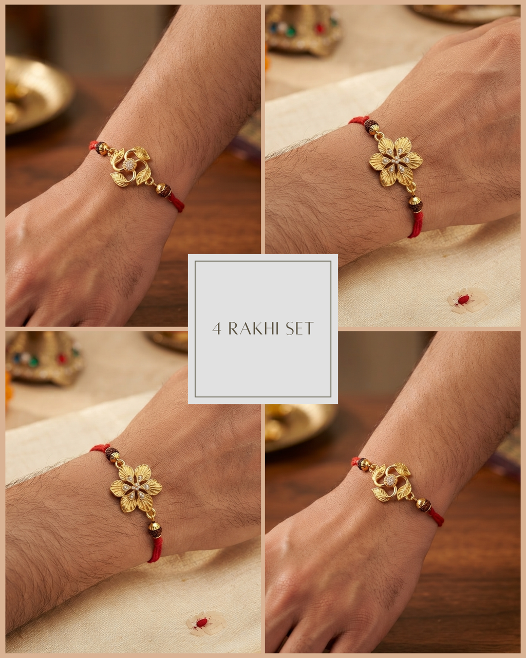 Sneh Ki Dor 4 Rakhi Set