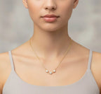 Diatoms Simple Diamond  Necklace