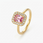 Kensington Pink Sapphire Ring