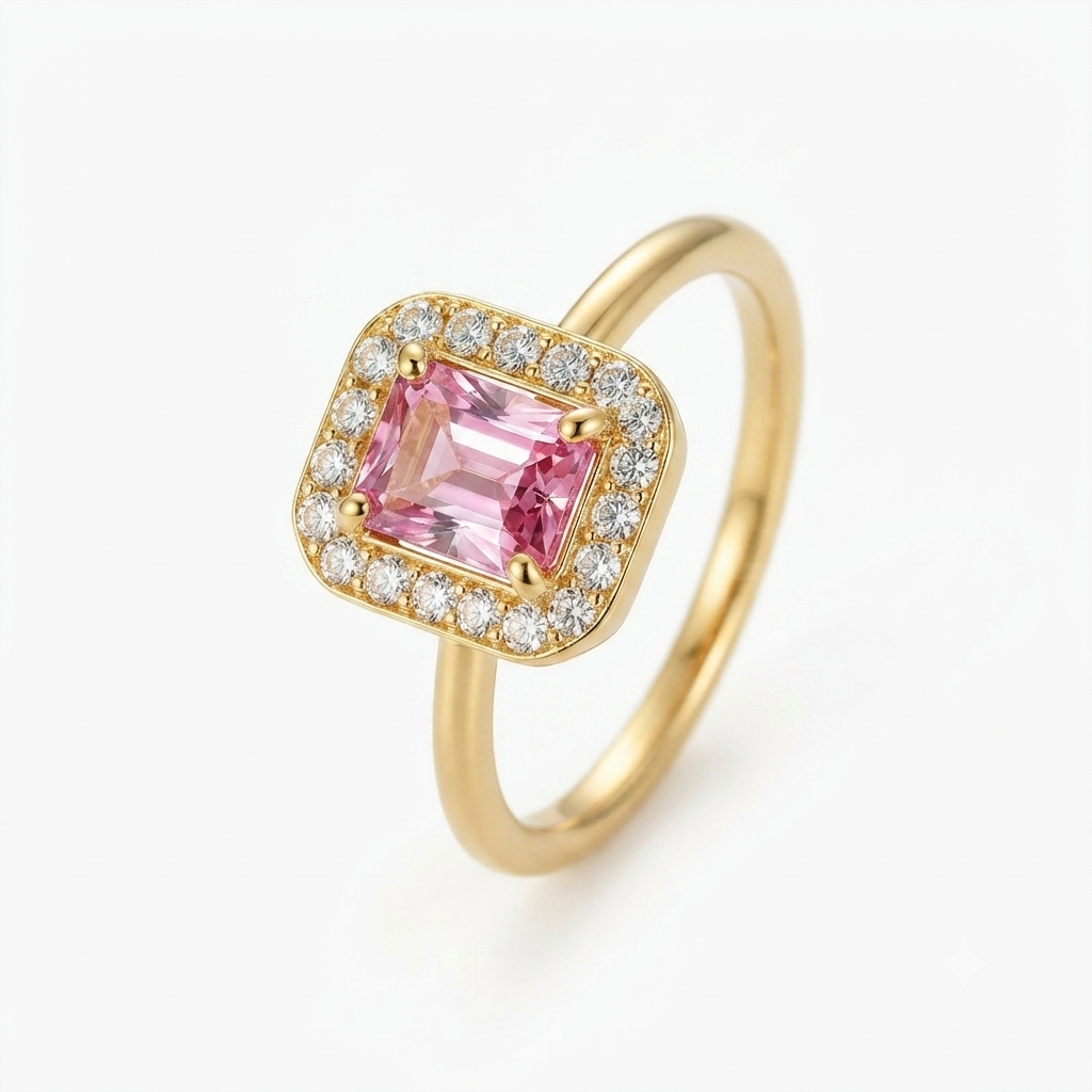 Kensington Pink Sapphire Ring