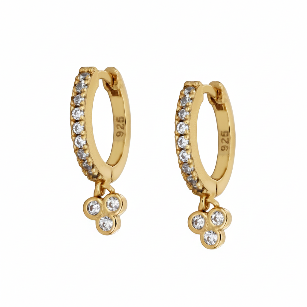 Aurelia Cluster Drop Earrings