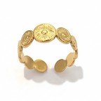 Sunburst Coin Ring