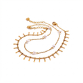 Sunlit Shore Layered Anklet