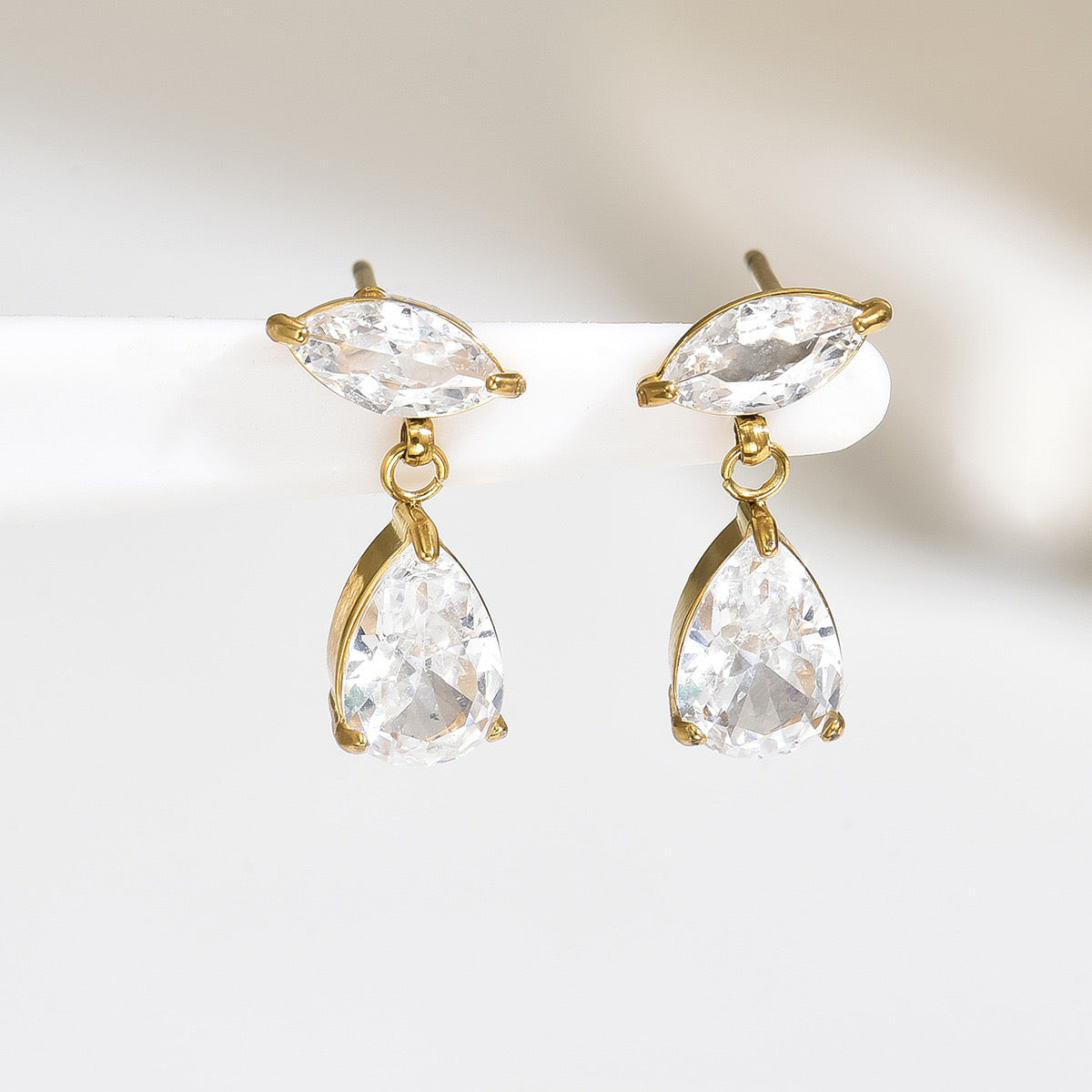 The Marquise Drop Earrings