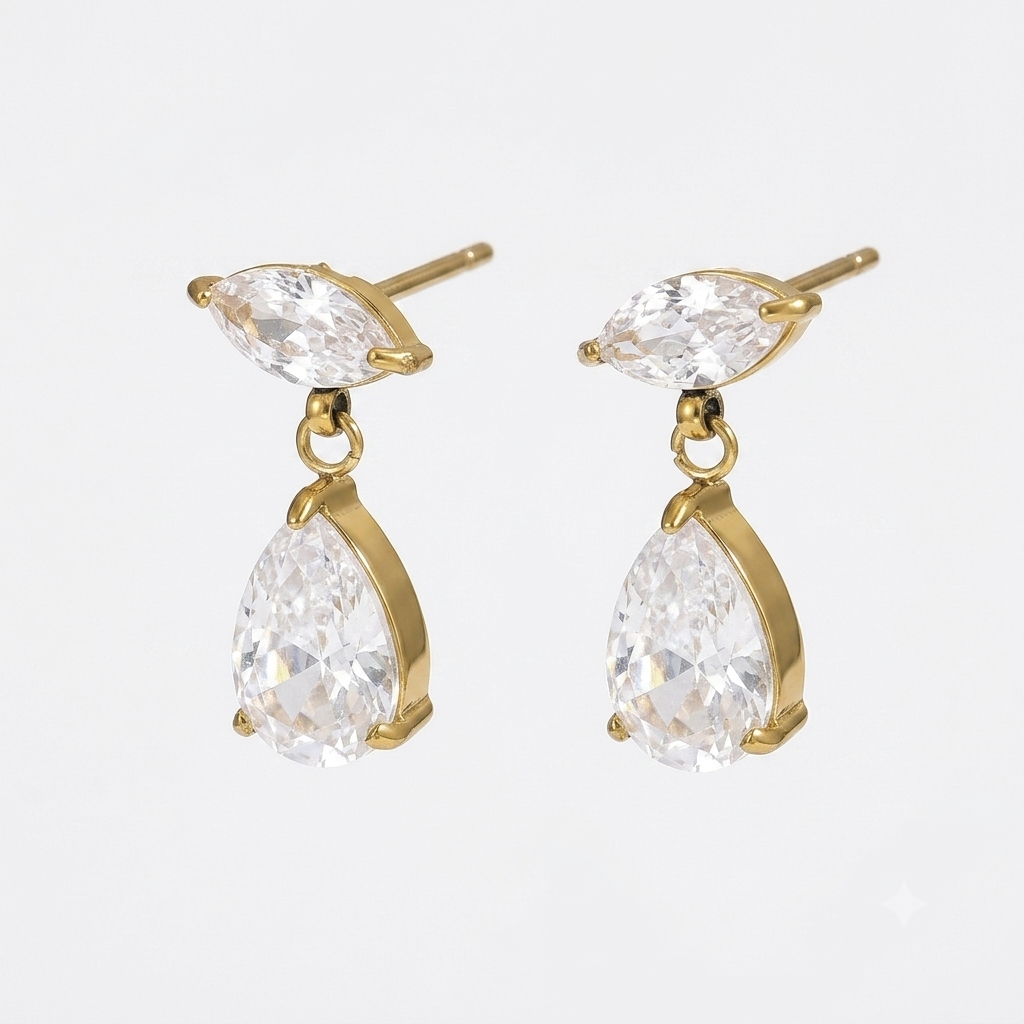 The Marquise Drop Earrings