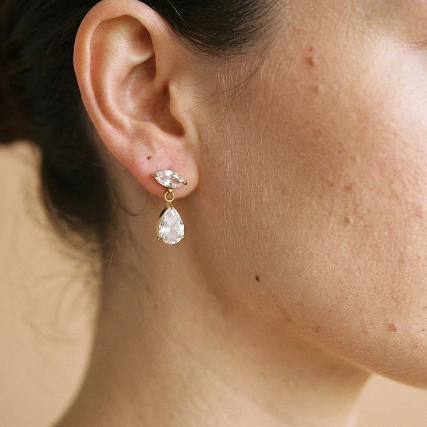 The Marquise Drop Earrings