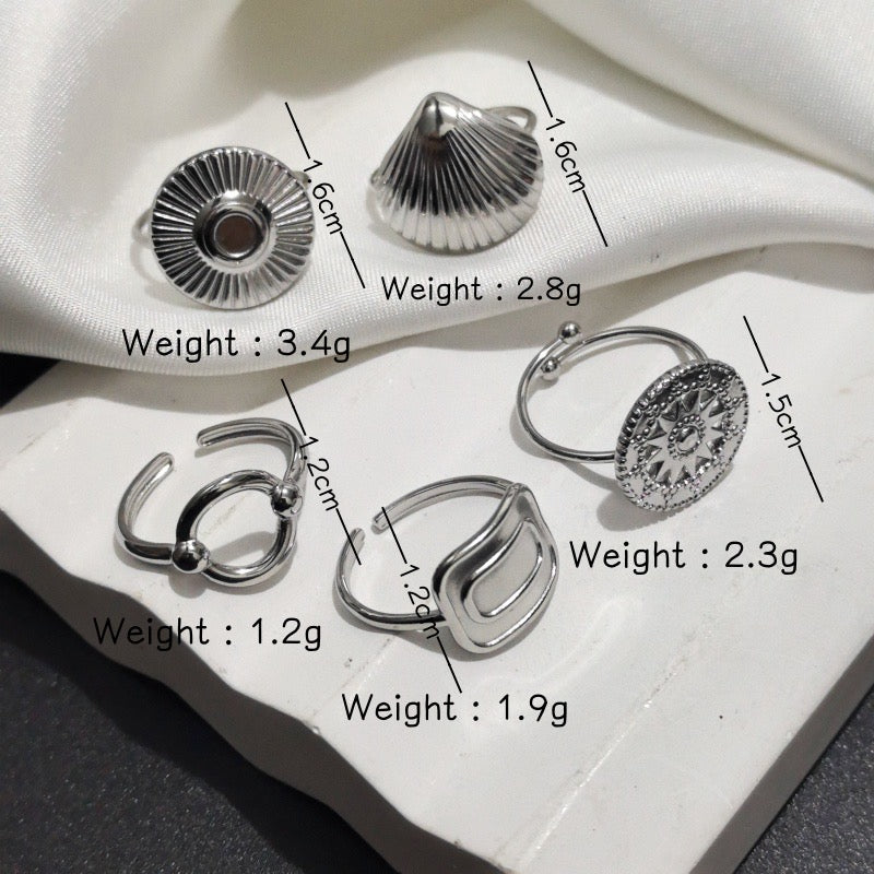 Stellar Compass Adjustable Ring