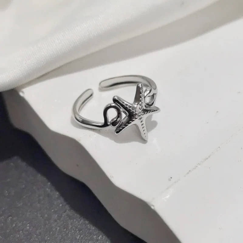 Sea Star Adjustable Ring