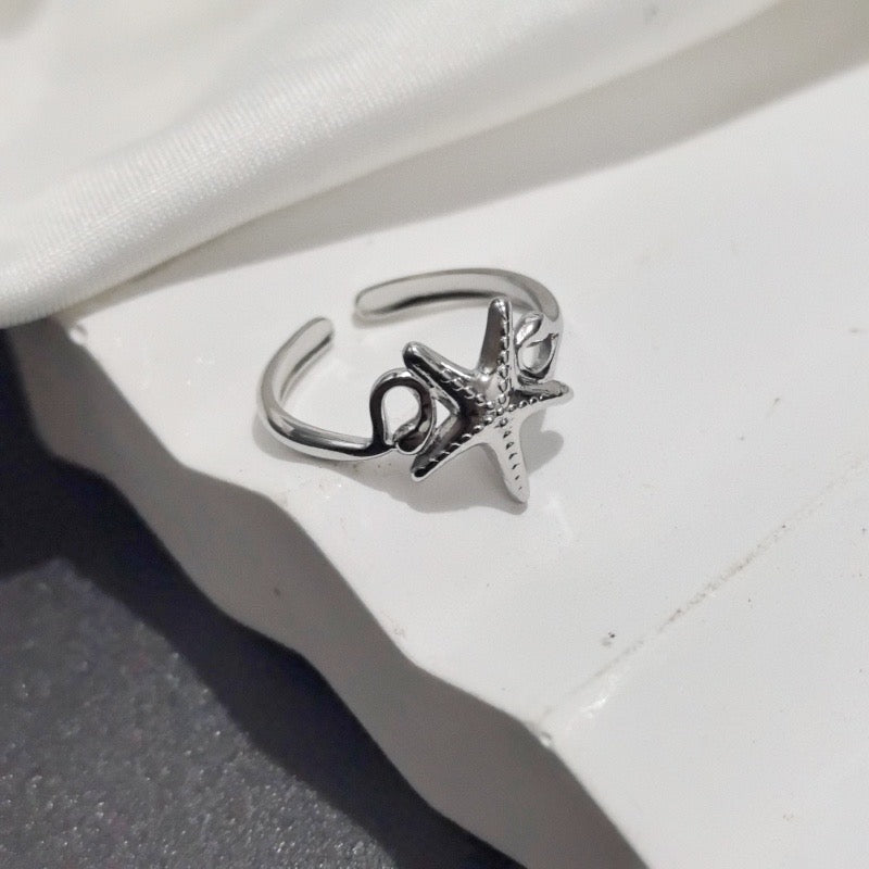 Sea Star Adjustable Ring