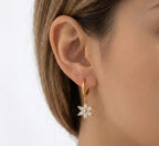 Diatoms Simple Style Sunflower Drop Earrings