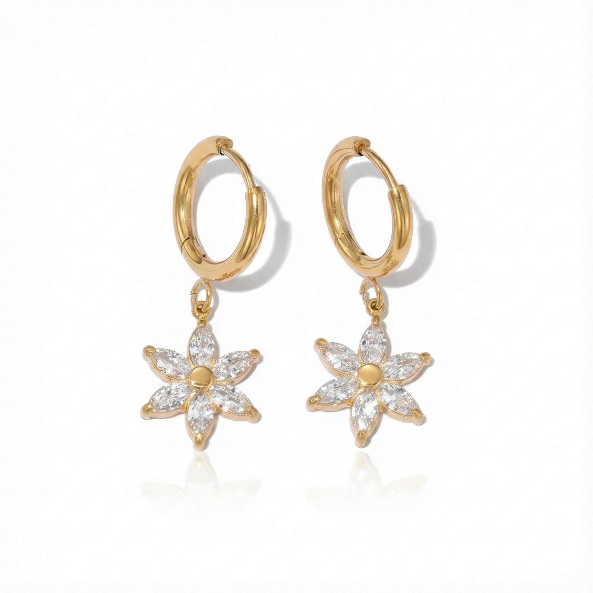 Diatoms Simple Style Sunflower Drop Earrings