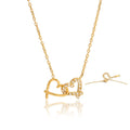 Aura Intertwined Hearts Necklace