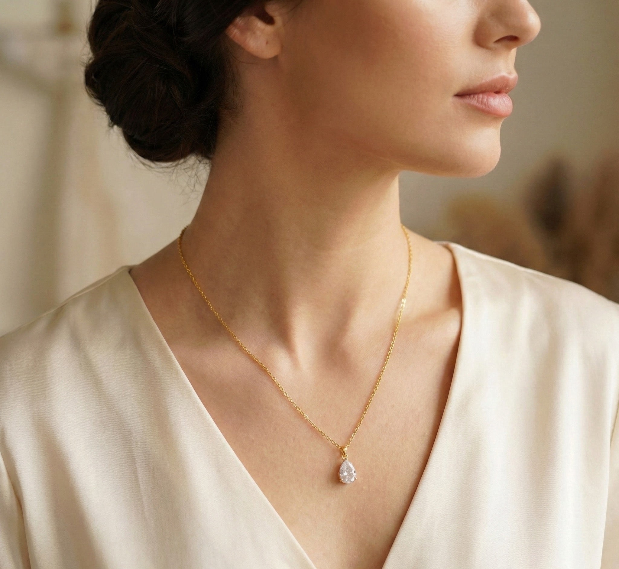 Luxe Elegant Diamond Necklace