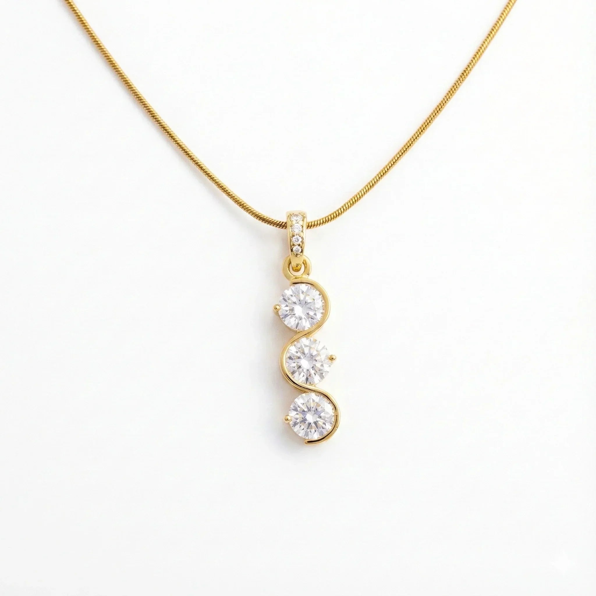 Diatoms Casual Style Diamond Necklace