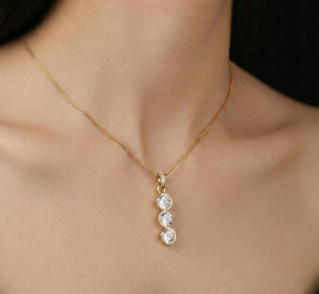 Diatoms Casual Style Diamond Necklace