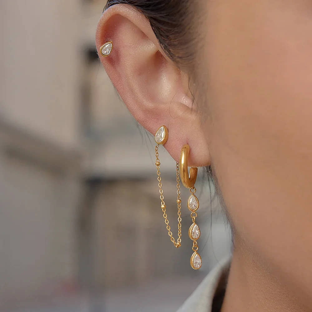 The Prism Trio Earrings Set