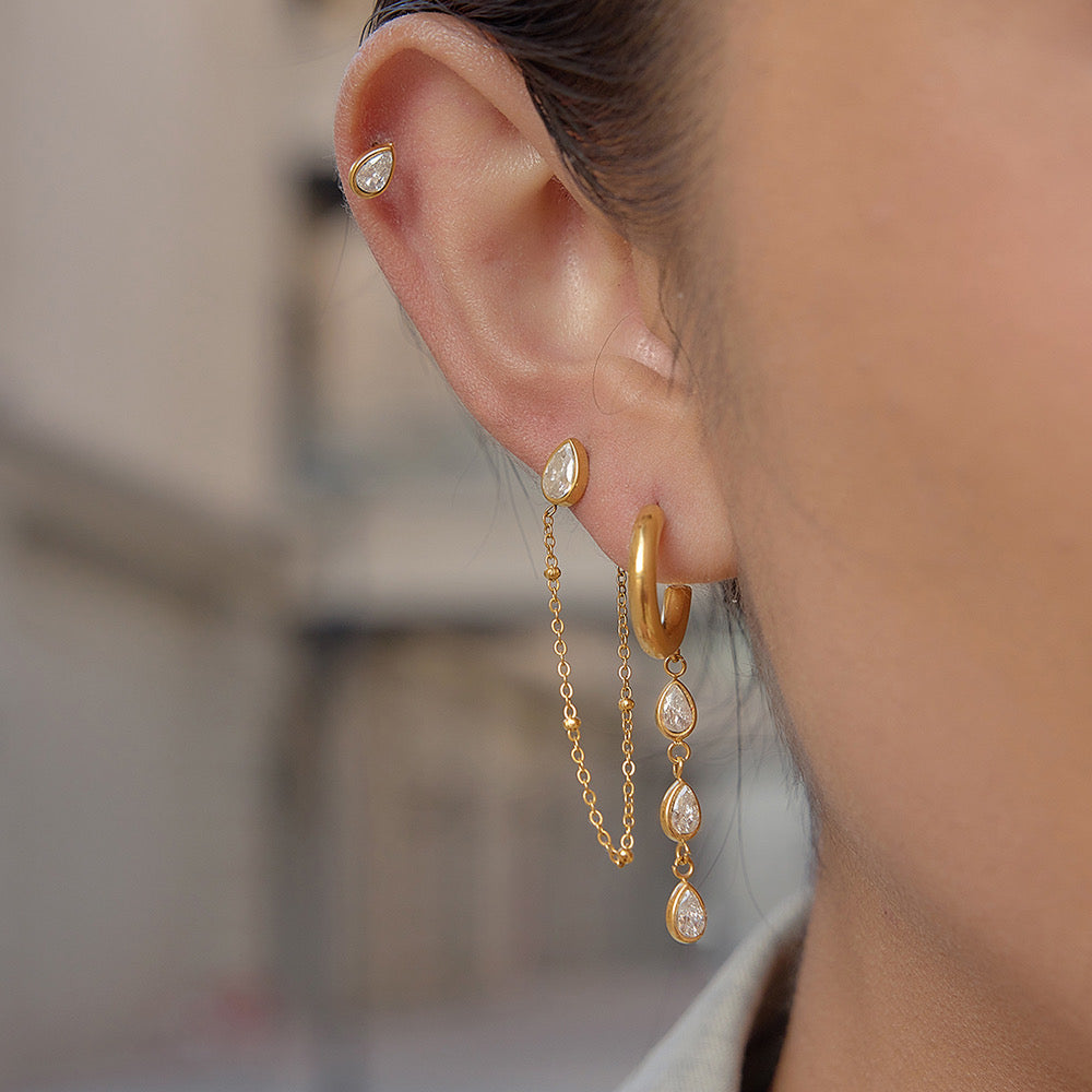 The Prism Trio Earrings Set