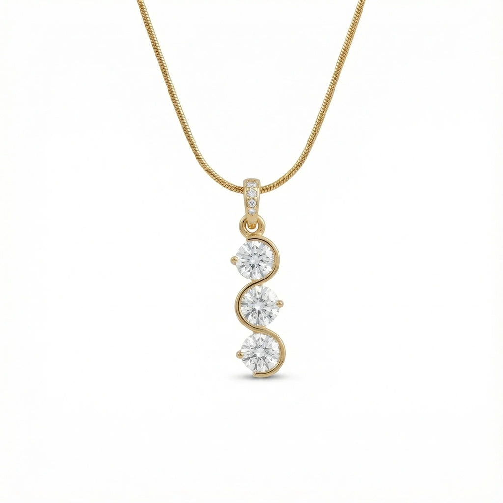 Diatoms Casual Style Diamond Necklace
