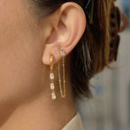 The Symmetrical Baguette Earrings Set