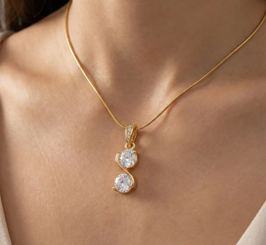 Diatoms Simple Style Diamond Necklace