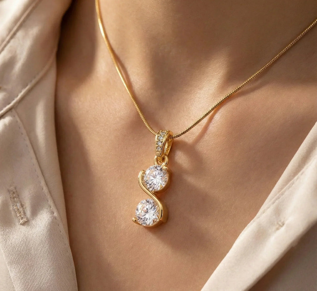 Diatoms Simple Style Diamond Necklace