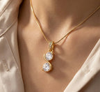 Diatoms Simple Style Diamond Necklace