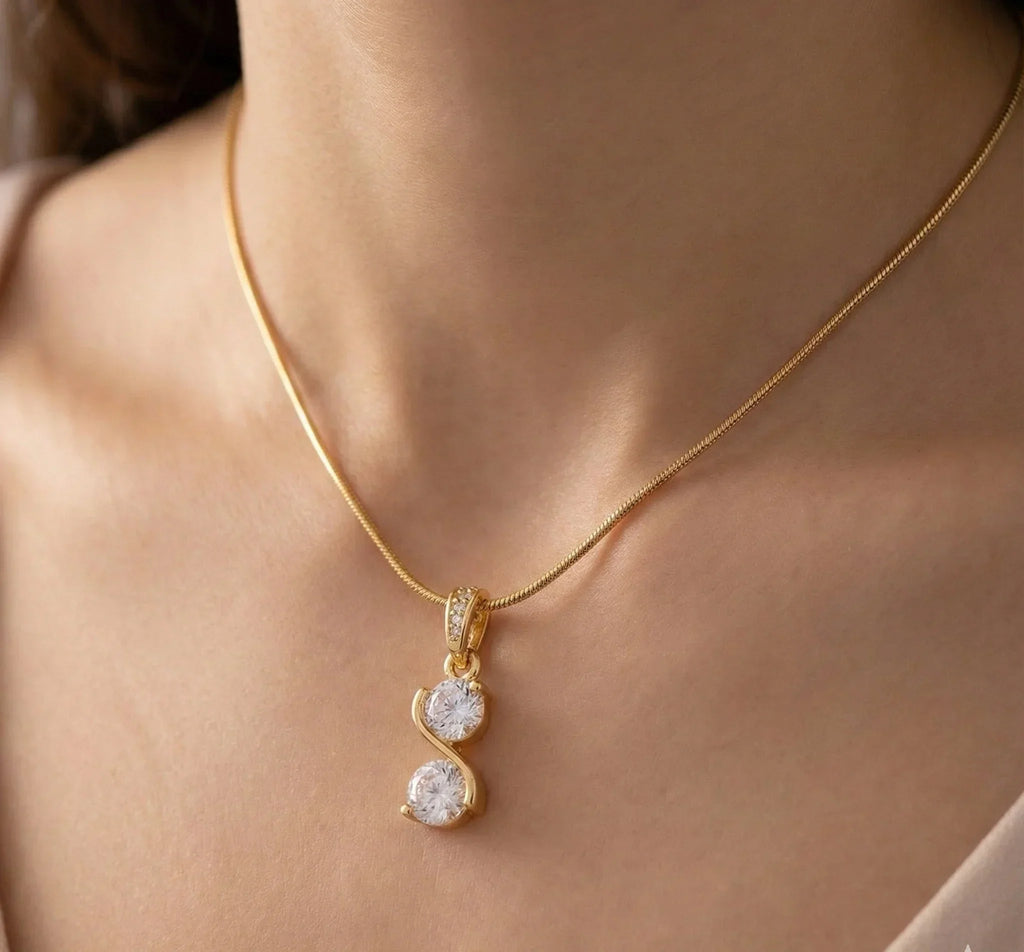 Diatoms Simple Style Diamond Necklace
