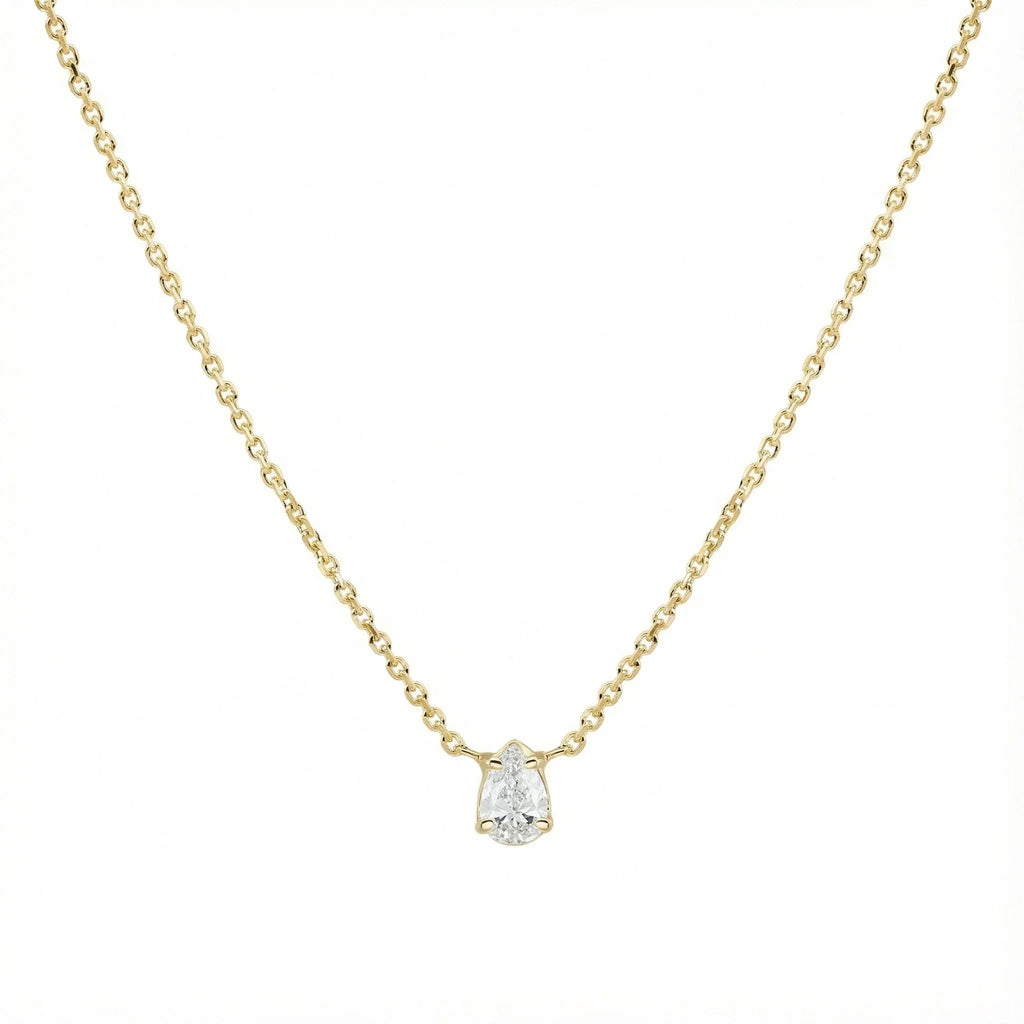 Diatoms Romantic Water Droplets Pendant Necklace