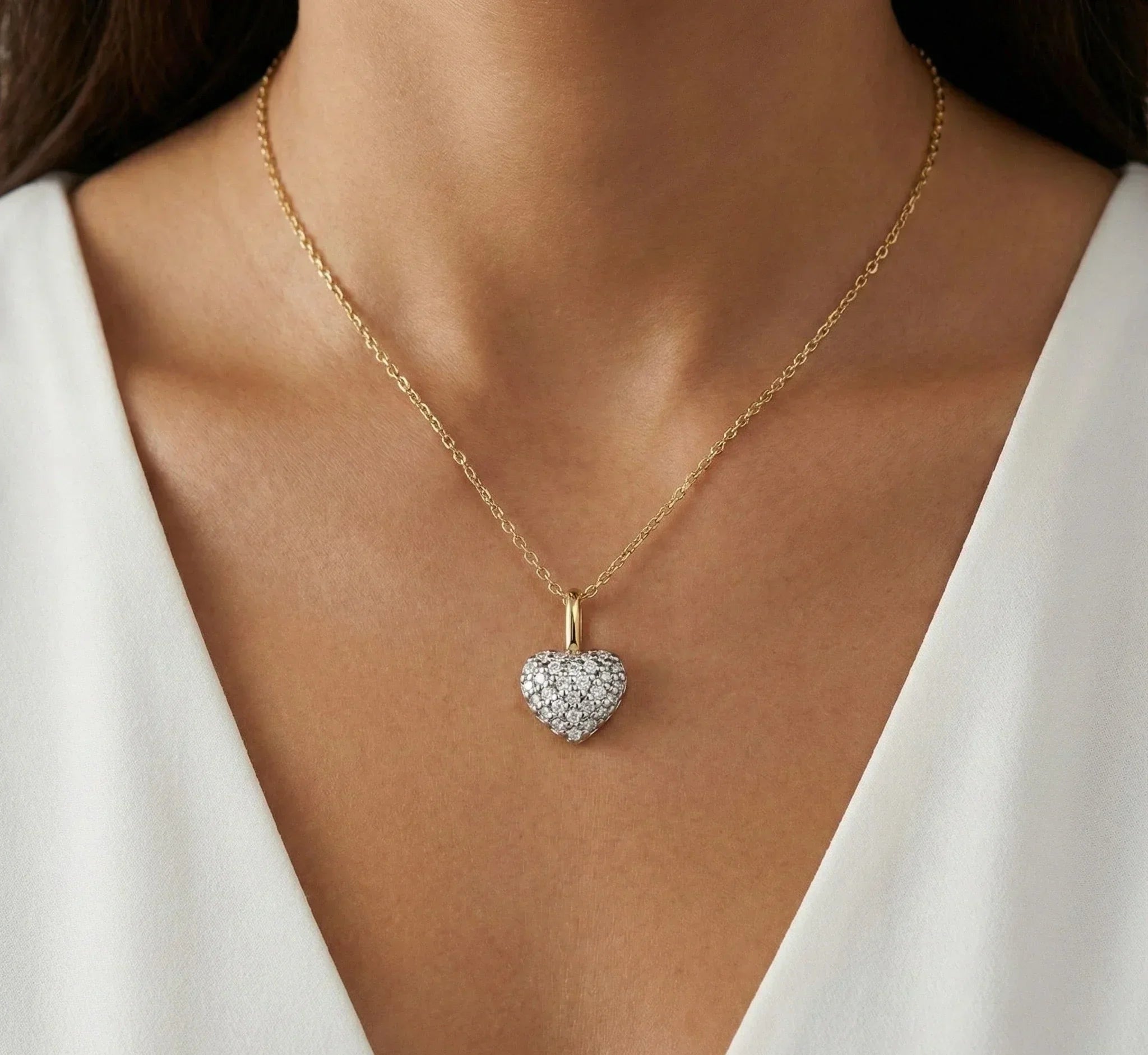 Diatoms Luxe Heart Shape Pendant