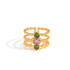 Color Crush Ring Adjustable Ring