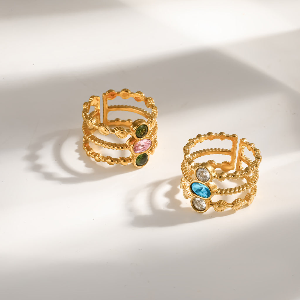 Color Crush Ring Adjustable Ring