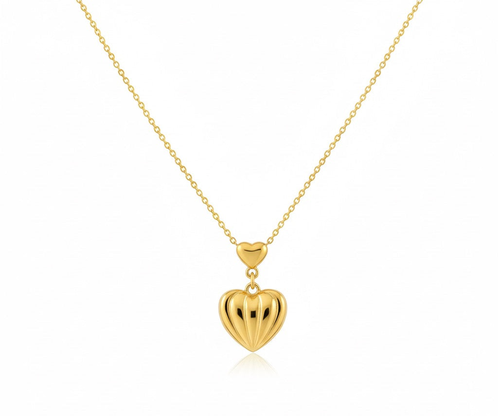 Luxe Heartfelt Gold Necklace