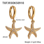 Seastar Spark Drop Earrings