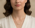 Simple Shiny Geometric Necklace