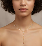 Diatoms Pearl Dew Pendant Necklace