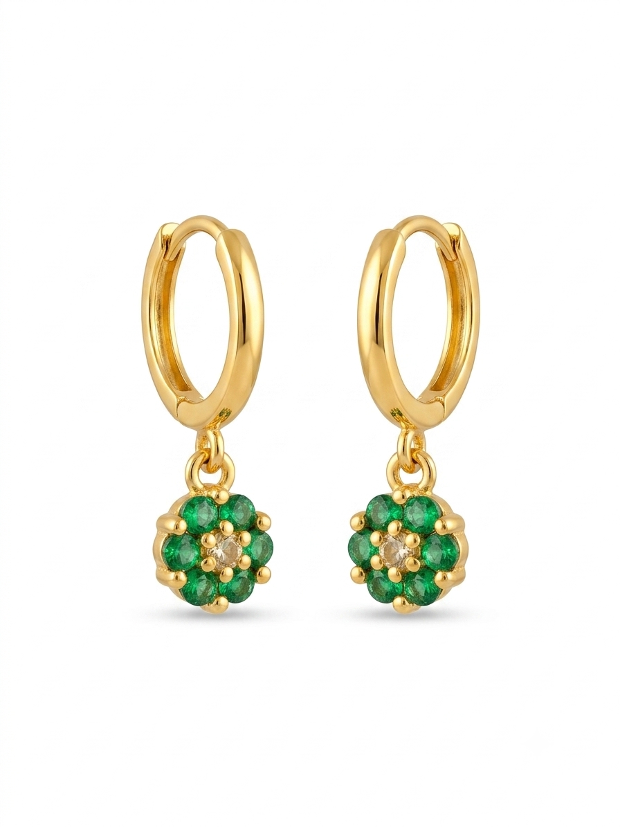 Mini Emerald Blossom Drops