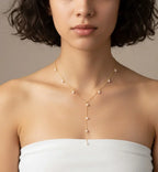 Diatoms Pearl Dew Pendant Necklace