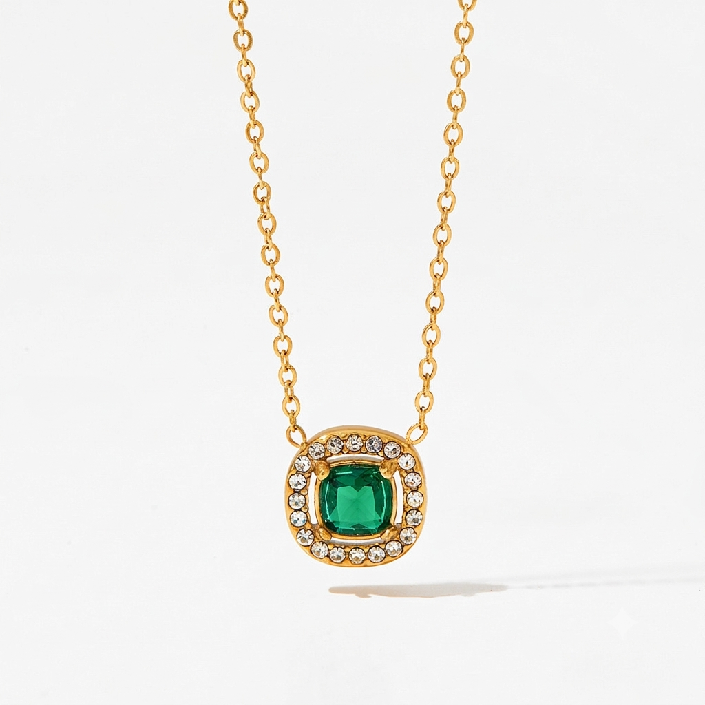 Victorian Emerald Necklace
