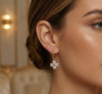 Diatoms Sweet Flower Drop Earrings