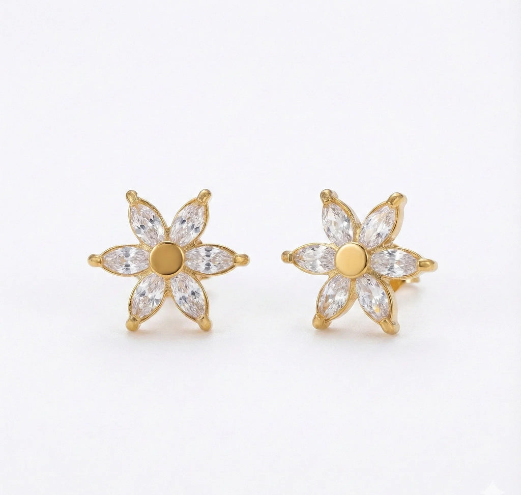 Petal Pop Bling Ear Studs