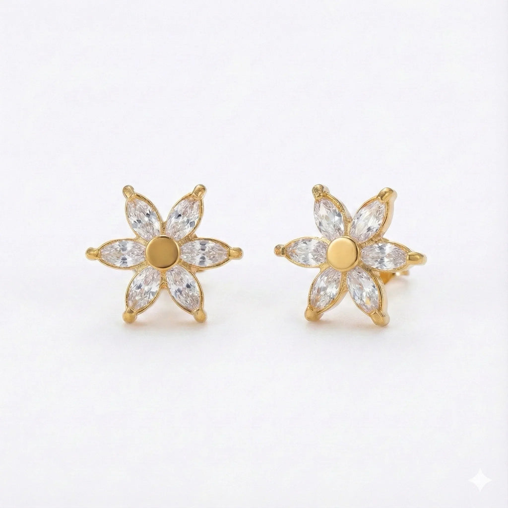 Petal Pop Bling Ear Studs
