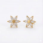 Petal Pop Bling Ear Studs