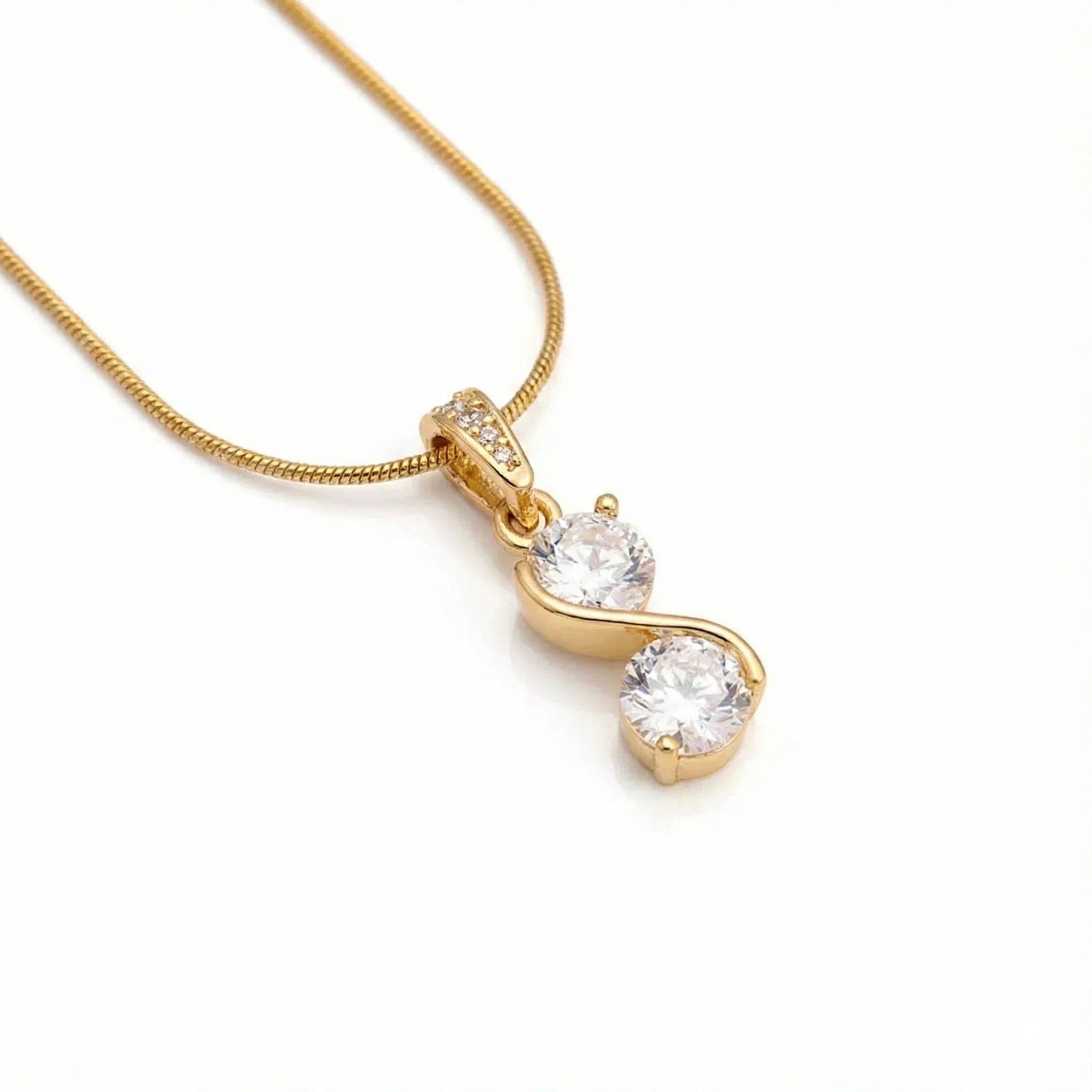 Diatoms Simple Style Diamond Necklace