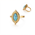 Amara Turquoise Adjustable Ring