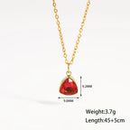 Ruby Gleam Necklace