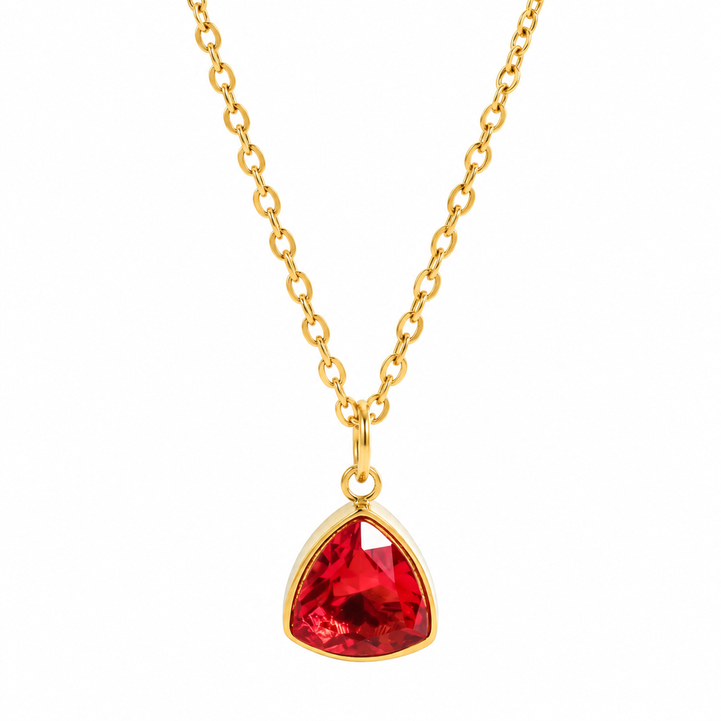 Ruby Gleam Necklace