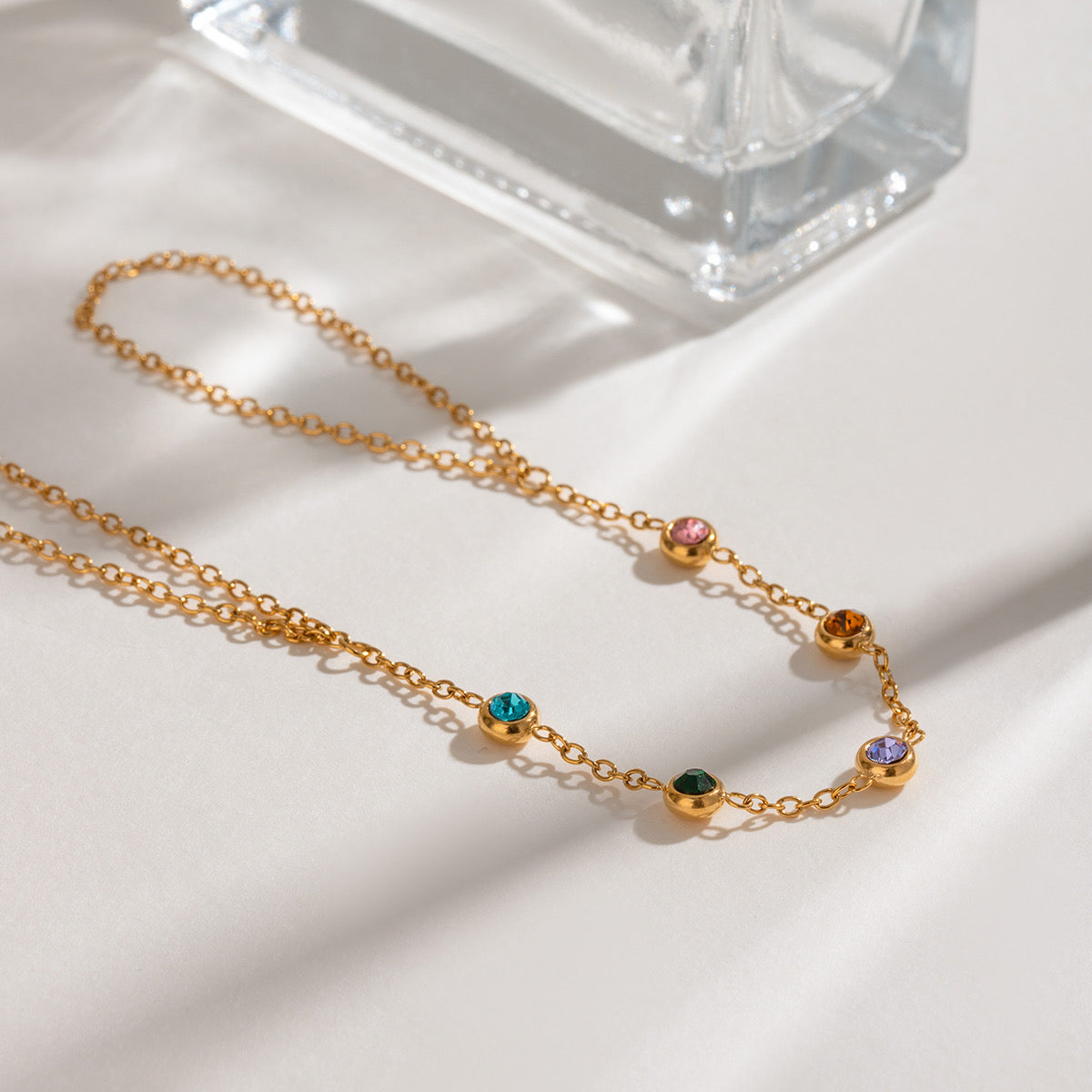 Rainbow Gaze Hand Chain Bracelet