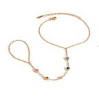 Rainbow Gaze Hand Chain Bracelet