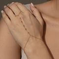 Rainbow Gaze Hand Chain Bracelet