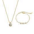 Diatoms Simple Necklace Bracelet Combo